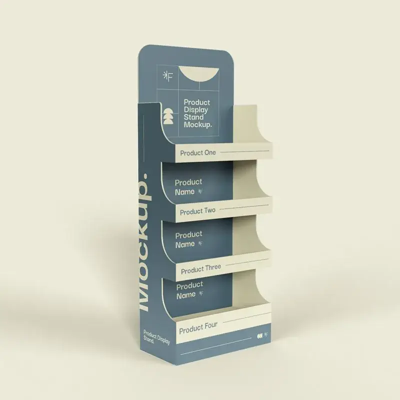 Portatif karton stand — 5 saniyede kurulan taşınabilir karton teşhir standı