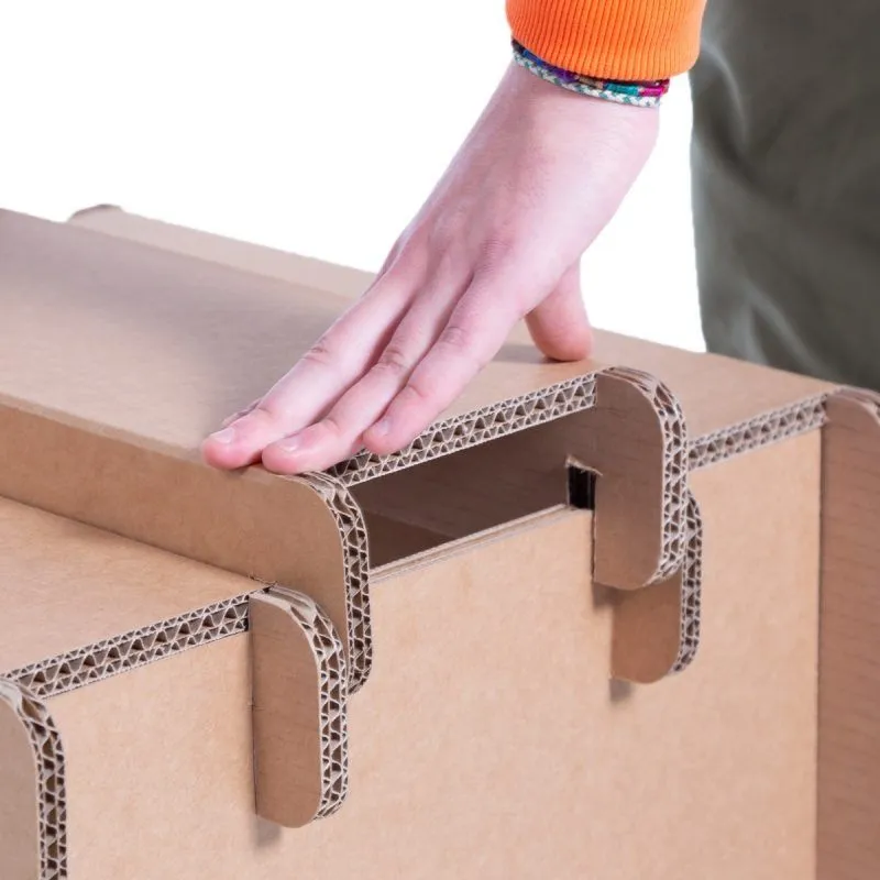 Endüstriyel ambalaj için özel ölçü dayanıklı karton kutu