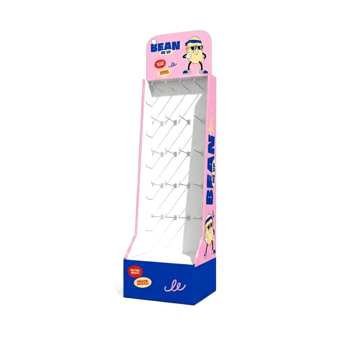 Askılı stand, markaya özel baskılı askılı karton stand